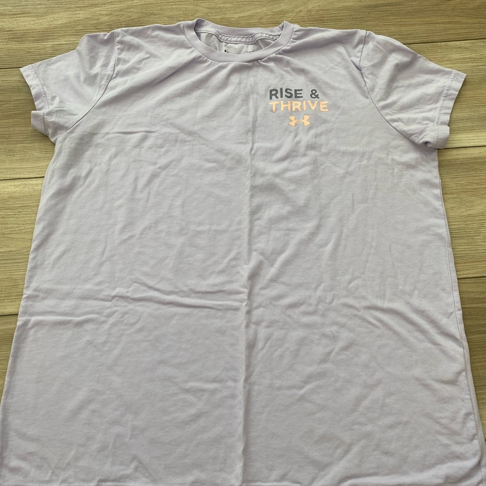 Under Armour Lavender 'Rise & Thrive' Short Sleeve Tee